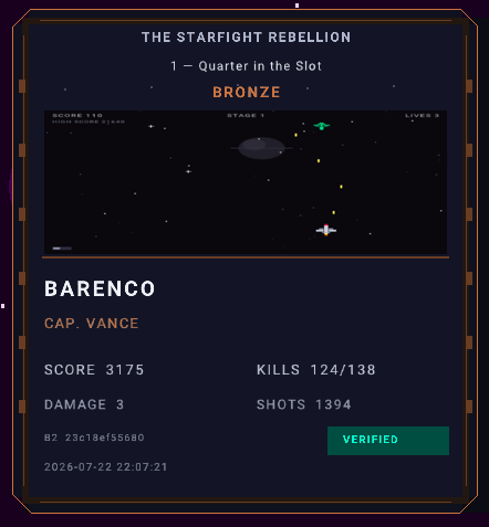 Card Bronze Exemplo